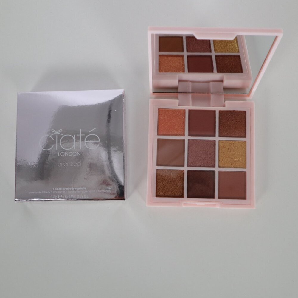 Ciate London BRONZED Eyeshadow Palette (9 Shades) Full-Size 10.8g NEW $24